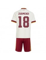 Espanja Martin Zubimendi #18 Vieraspaita Lasten MM-kisat 2026 Lyhythihainen (+ shortsit)